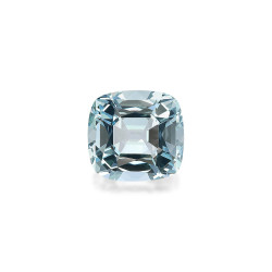 CUSHION-cut Aquamarine Sky...