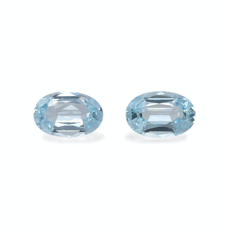 Aguamarina taille OVALE Baby Blue 9.62 carats