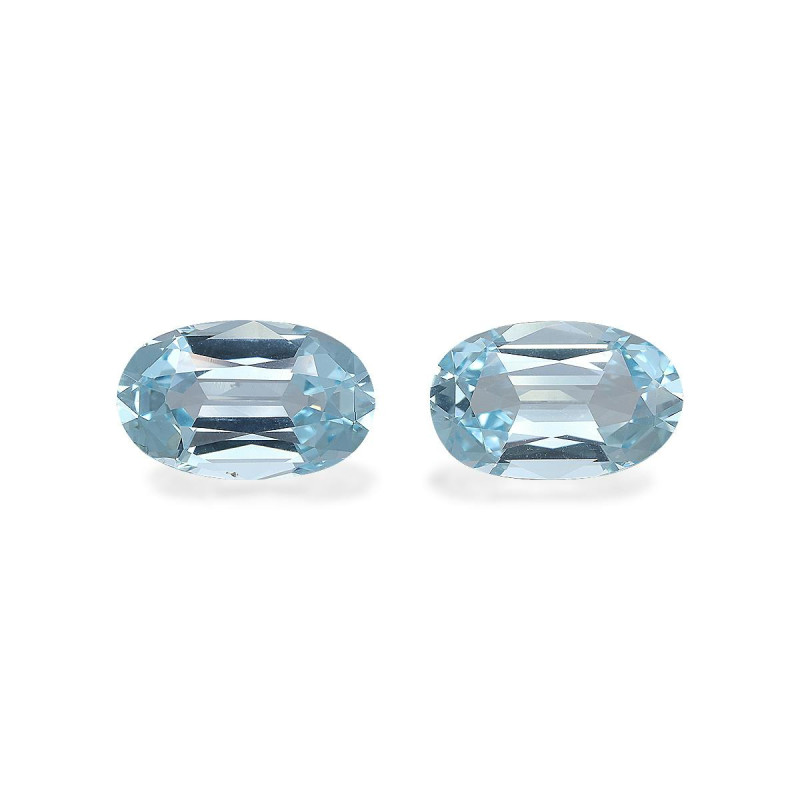 Aguamarina taille OVALE Baby Blue 6.97 carats