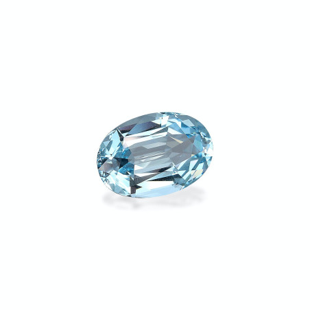 Aquamarin lengte OVAL Baby blau 7.39 karaten