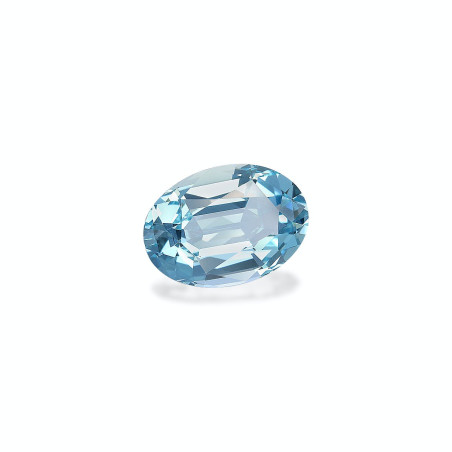 Aquamarin lengte OVAL Baby blau 5.18 karaten