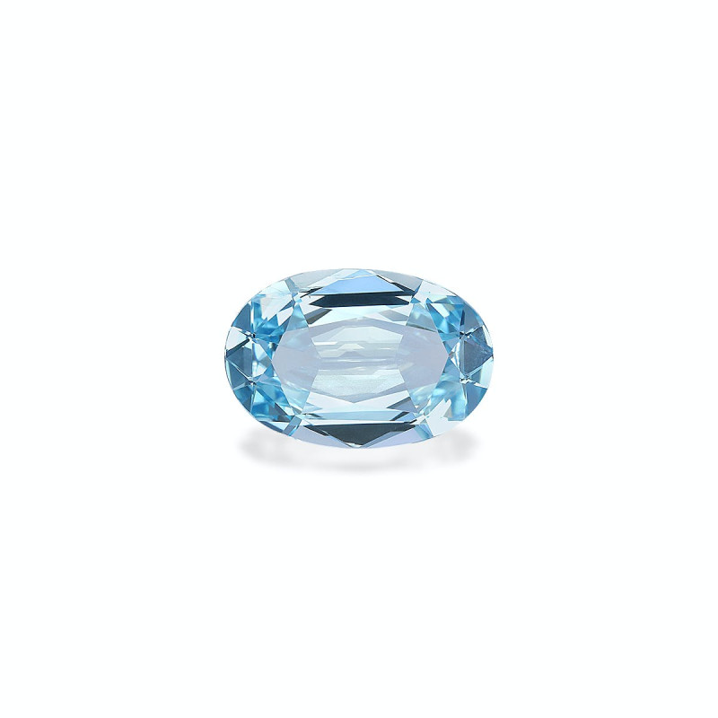 Aigue-Marine taille OVALE Arctic Blue 4.38 carats