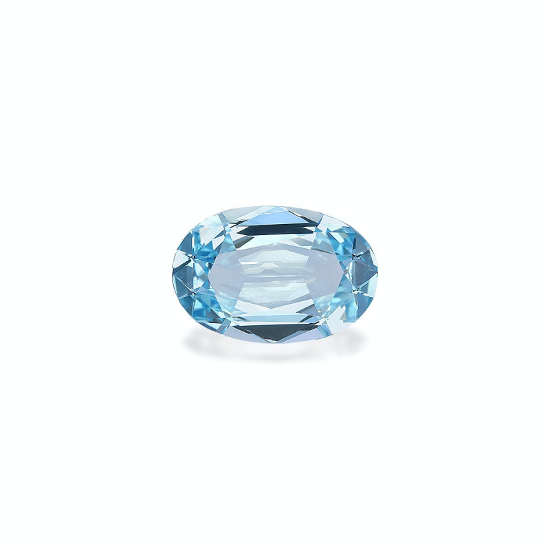Aigue-Marine taille OVALE Baby Blue 4.55 carats