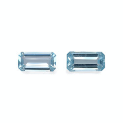 海蓝宝 taille 矩形的 蓝天 6.82 carats