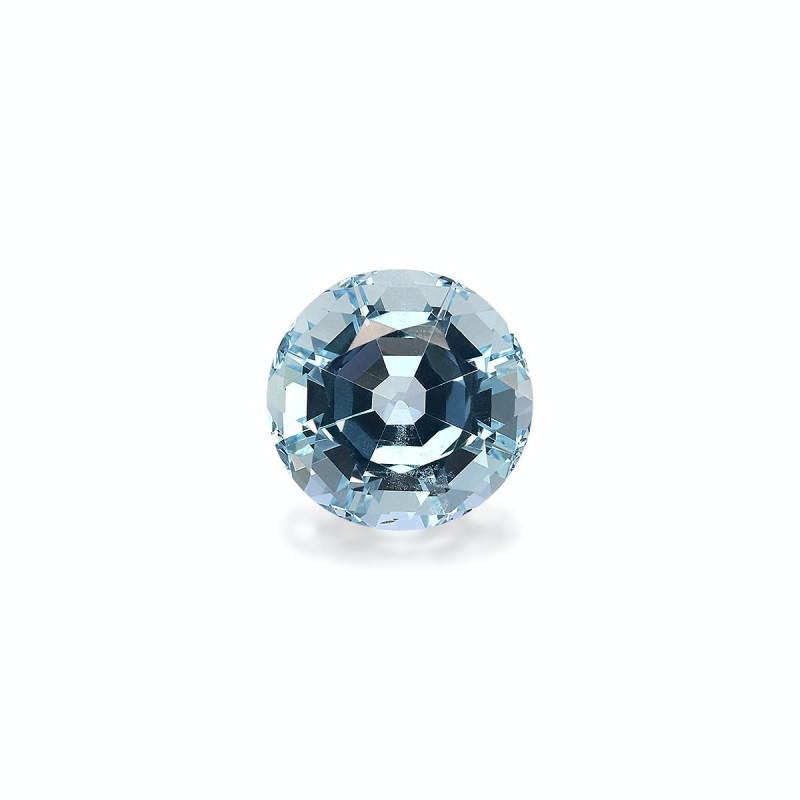 Aguamarina taille ROND Bleu Ciel 2.56 carats