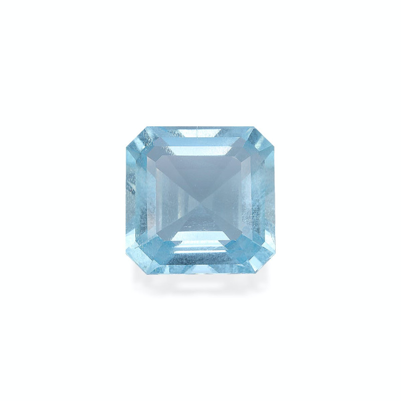 Aguamarina taille CARRÉ Ice Blue 18.21 carats