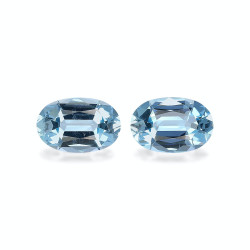 OVAL-cut Aquamarine Baby...