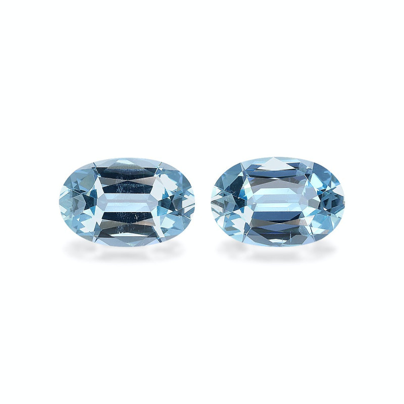 Aguamarina taille OVALE Baby Blue 4.68 carats