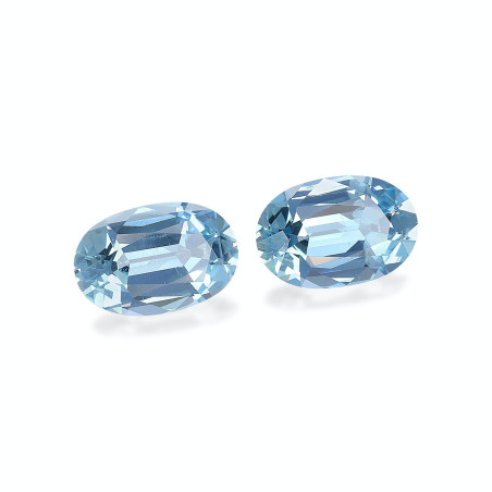 Aguamarina taille OVALE Baby Blue 4.68 carats