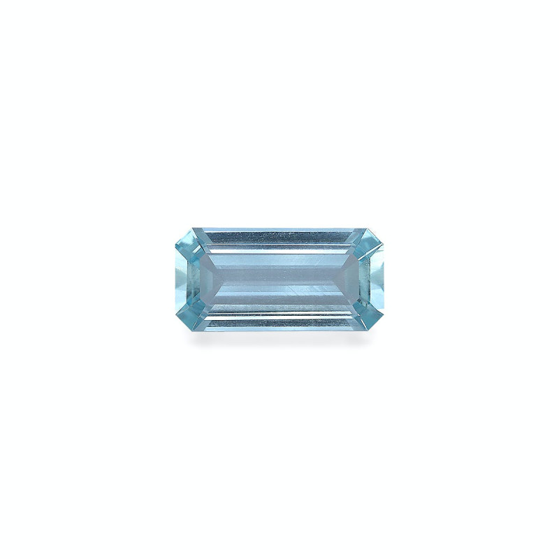 Aguamarina taille RECTANGULARE Baby Blue 6.09 carats