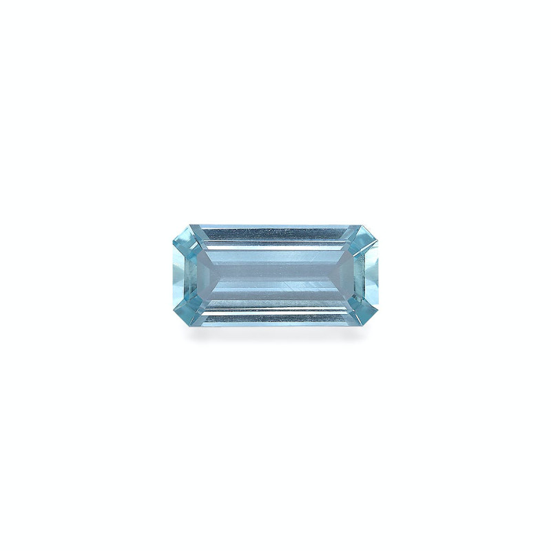 Aigue-Marine taille RECTANGULARE Baby Blue 6.09 carats