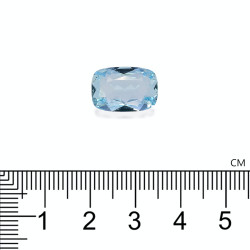 Kussen geslepen Ice Blue Aquamarijn van 5,34 karaat