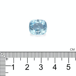Kussen geslepen Ice Blue Aquamarijn van 7,77 karaat