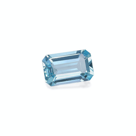 RECTANGULAR-cut Aquamarine Ice Blue 3.75 carats