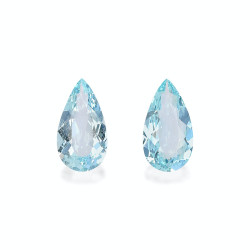 海蓝宝 taille 梨子 蓝天 5.20 carats