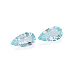 Hemelblauwe peervormige Aquamarijn van 5,20 karaat
