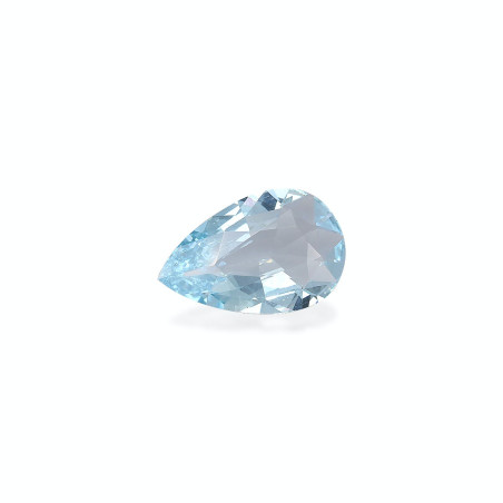 Pear-cut Aquamarine Baby Blue 4.87 carats