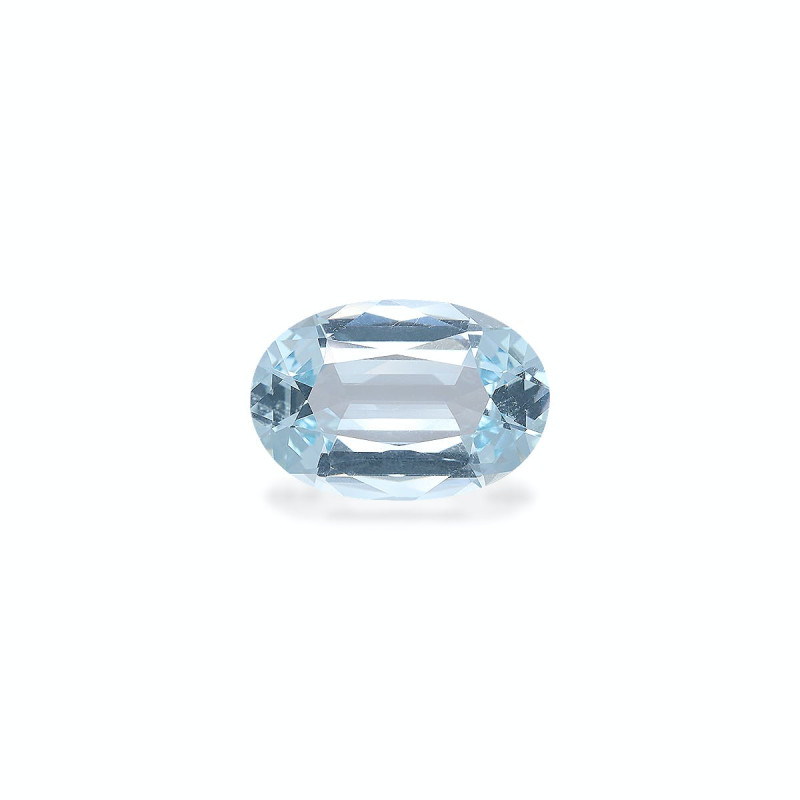 Aquamarin lengte OVAL Himmelblau 9.00 karaten