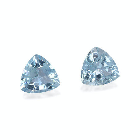 Aquamarin lengte Trilliant Baby blau 7.30 karaten