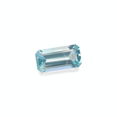 Aguamarina taille RECTANGULARE Teal Blue 3.80 carats