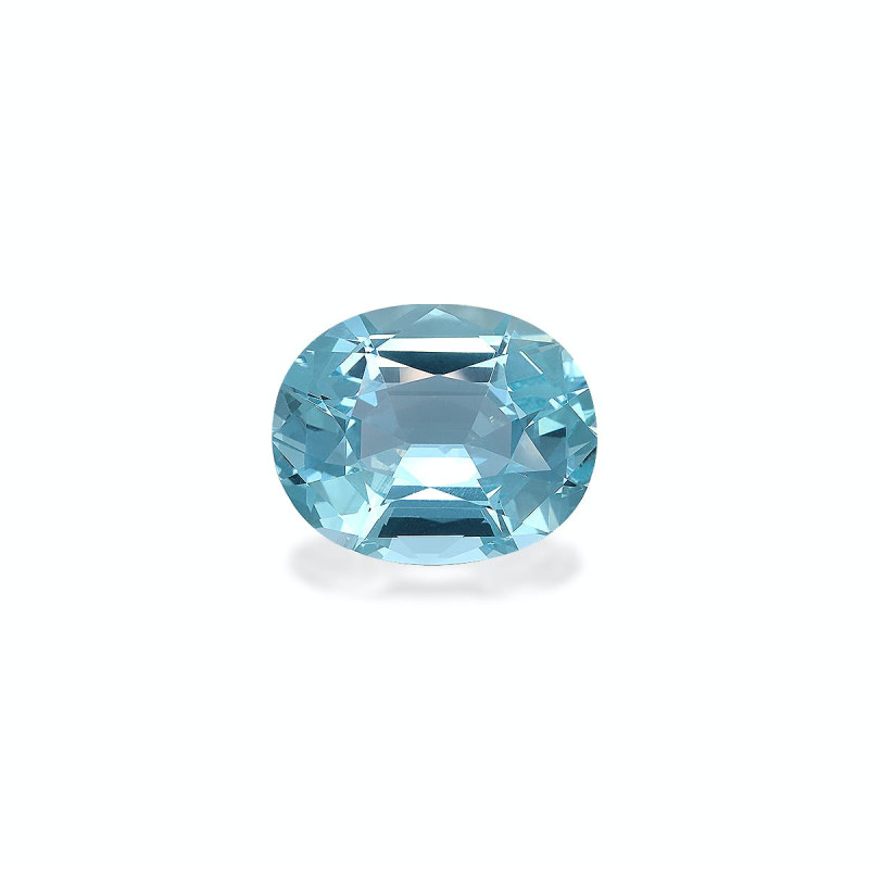 Aquamarin lengte OVAL Baby blau 24.88 karaten