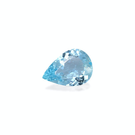 Pear-cut Aquamarine Blue 13.23 carats