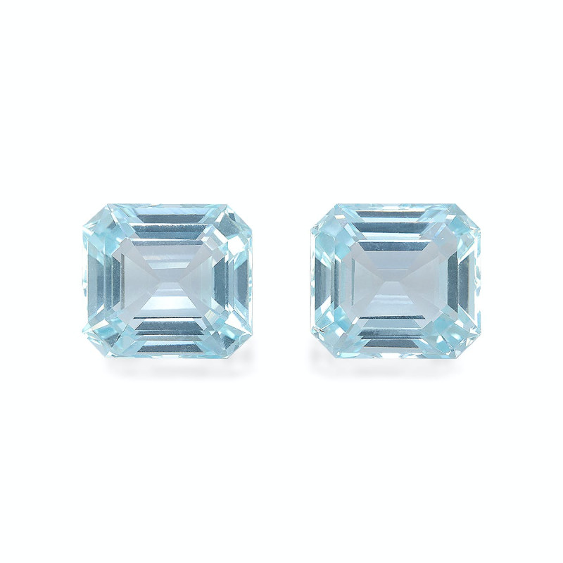 RECTANGULAR-cut Aquamarine Sky Blue 74.19 carats