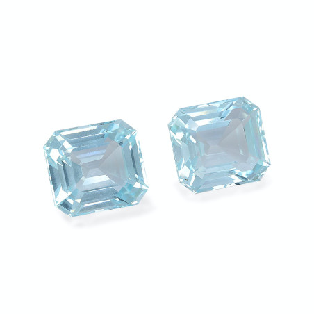 Aigue-Marine taille RECTANGULARE Bleu Ciel 74.19 carats