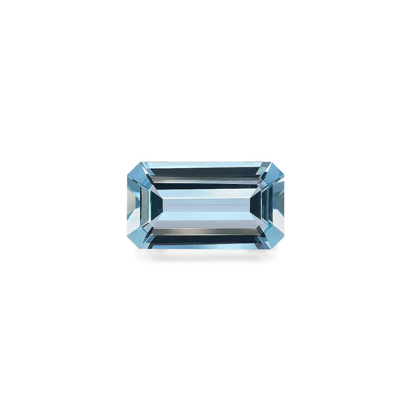 Aguamarina taille RECTANGULARE Baby Blue 6.77 carats