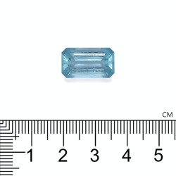 Rechthoekig geslepen Baby Blauwe Aquamarijn van 8,17 karaat