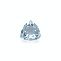天蓝色5.99克拉三角形切割海蓝宝石