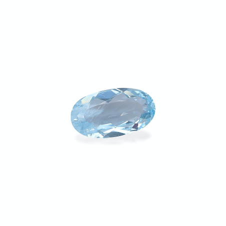 Aquamarin lengte OVAL Baby blau 4.02 karaten