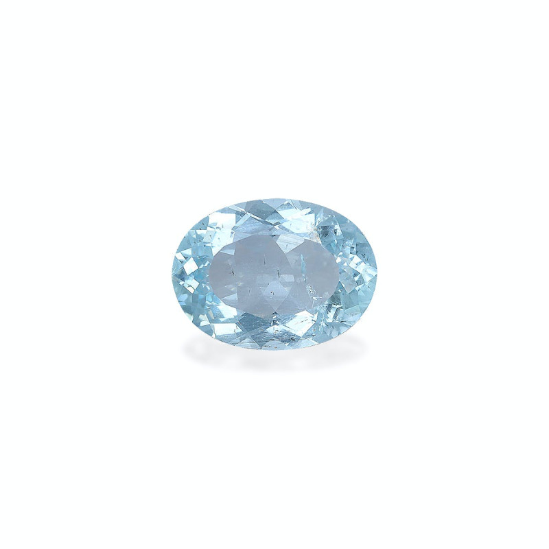 Aguamarina taille OVALE Baby Blue 7.54 carats