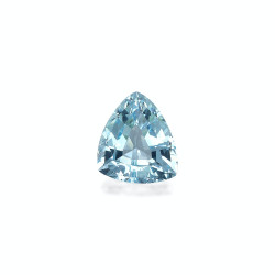 婴儿蓝色5.84克拉三角形切割海蓝宝石