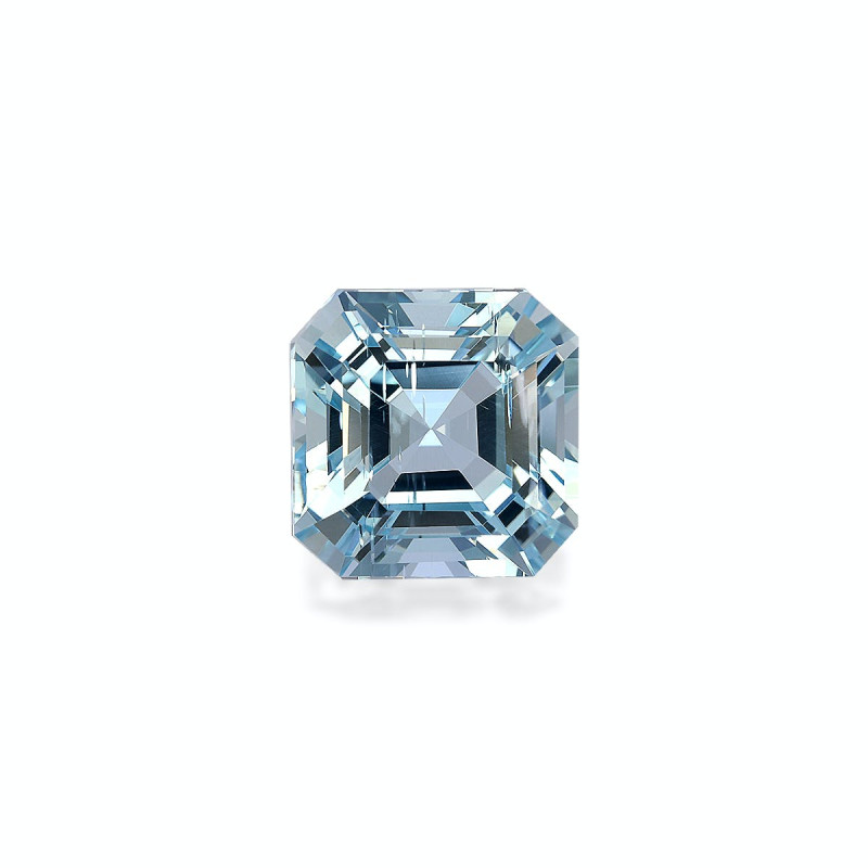 海蓝宝 taille 方块 蔚蓝色的婴儿 4.37 carats