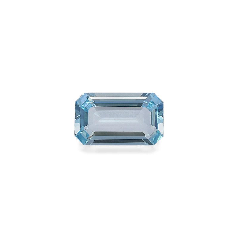 RECTANGULAR-cut Aquamarine Baby Blue 3.69 carats