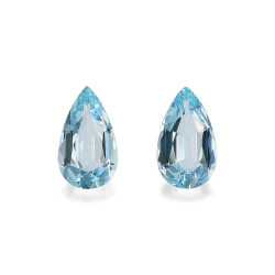 海蓝宝 taille 梨子 蓝色 6.95 carats