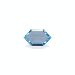 花式宝宝蓝色海蓝宝石，重3.96克拉