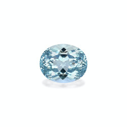 椭圆形宝宝蓝色海蓝宝6.59克拉