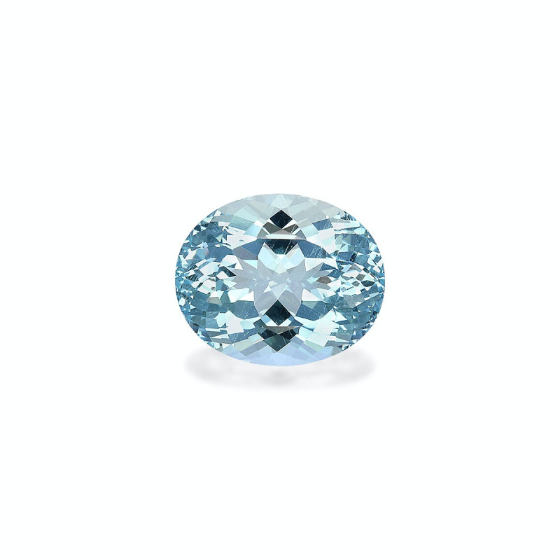 Aquamarin lengte OVAL Baby blau 6.59 karaten