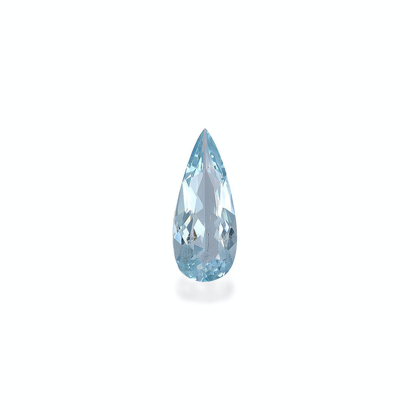 Aguamarina taille Poire Baby Blue 4.39 carats