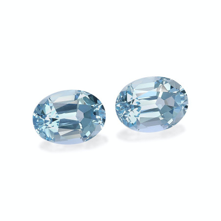Aguamarina taille OVALE Baby Blue 4.06 carats