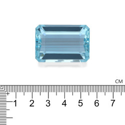 Rechthoekig geslepen Aquamarijn Baby Blauw 90,50 karaat