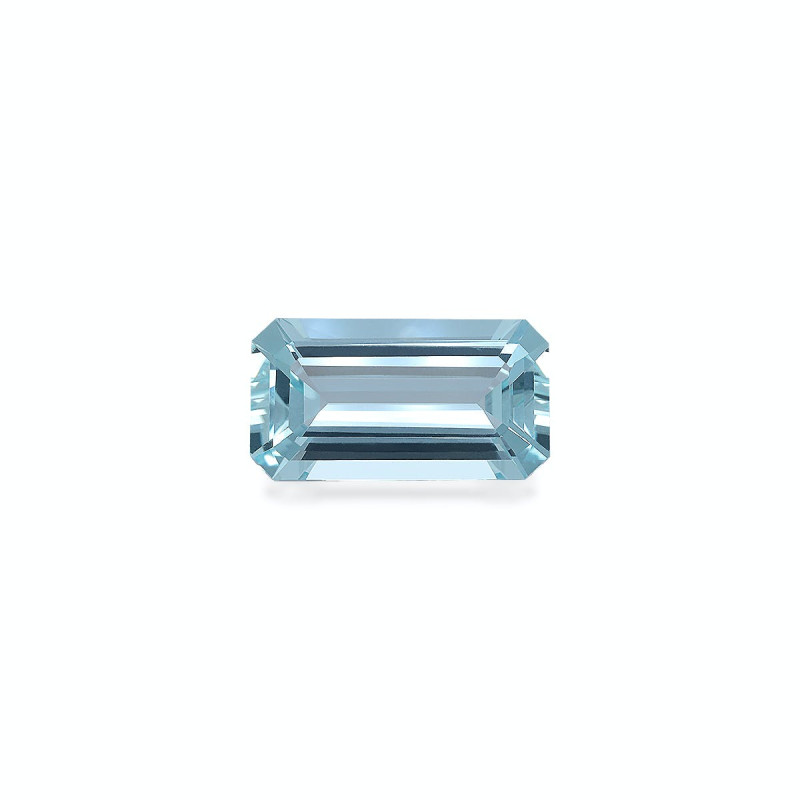 Aguamarina taille RECTANGULARE Baby Blue 20.98 carats