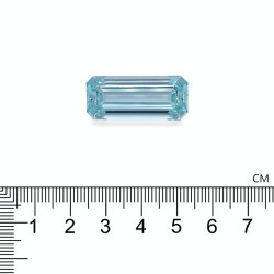 Rechthoekig geslepen Aquamarijn Baby Blauw 31,99 karaat