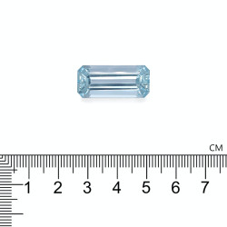 Rechthoekig geslepen Aquamarijn Baby Blauw 17.20 karaat