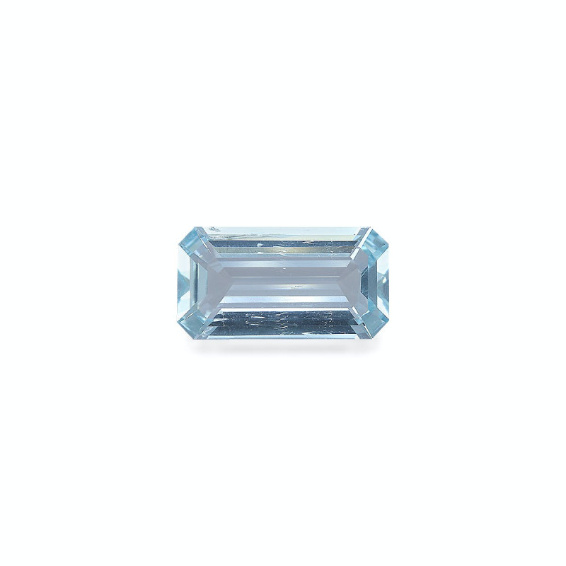 Aquamarin lengte RECHTECKIG Baby blau 7.11 karaten
