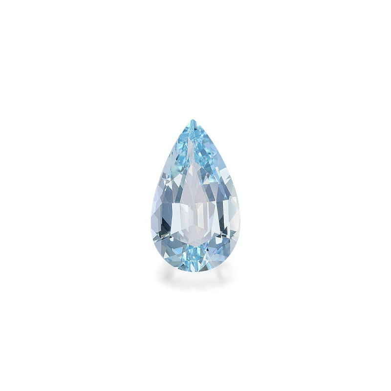 Aquamarin lengte Birne Baby blau 6.01 karaten