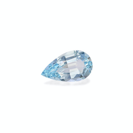 Aquamarin lengte Birne Baby blau 6.01 karaten