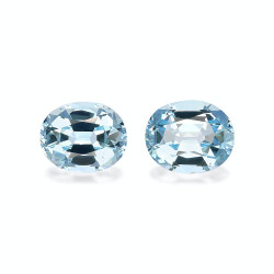 OVAL-cut Aquamarine Baby...